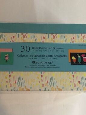 Burgoyne 30 Hand Crafted Greeting Cards All Occasion Card Collection New Sealed